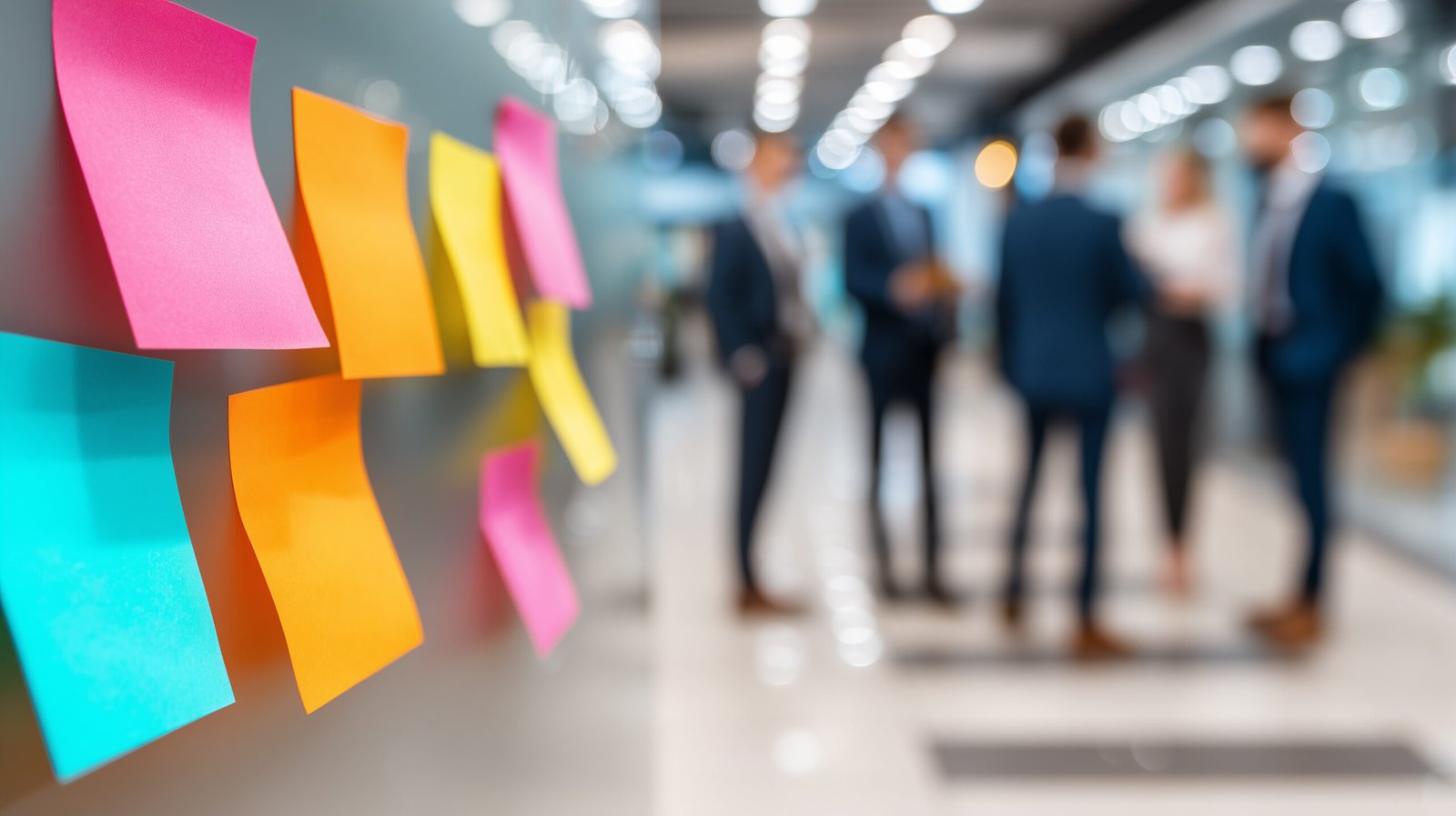 Start-up team working on innovation projects